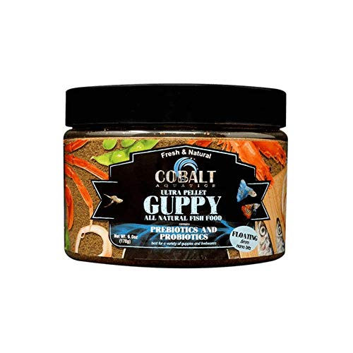 Cobalt Aquatics25142Ultra Guppy Nano Bits flytende .6mm 6 oz, naturlig