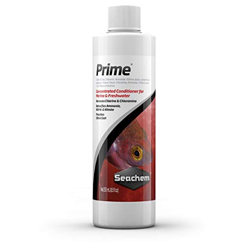 Seachem Prime Fresh and Saltwater Conditioner - Kjemisk fjerningsmiddel og avgiftningsmiddel 500 ml